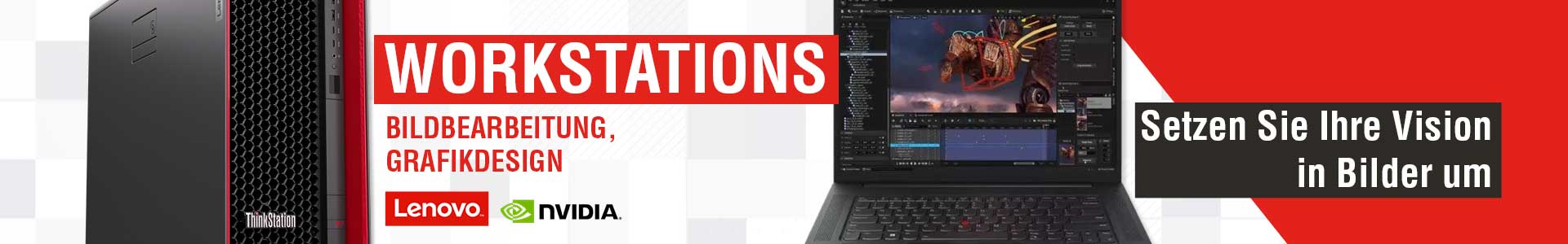 Lenovo Workstations NVIDIA Grafikkarten Photoshop Grafikdesigner Bildbearbeitung
