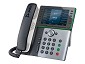 Preview: Poly Edge E550 - VoIP-Telefon mit Rufnummernanzeig hinten