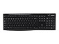 Preview: Logitech Wireless Keyboard K270 - Tastatur - kabel oben