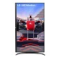 Preview: LG UltraFine 32UR550K-B, 31.5" hinten