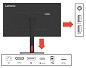 Preview: Lenovo ThinkVision T32h-30 - LED-Monitor - 80 cm (31.5") vorn links