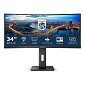 Preview: Philips B Line 346B1C - LED-Monitor - gebogen - 86 hinten