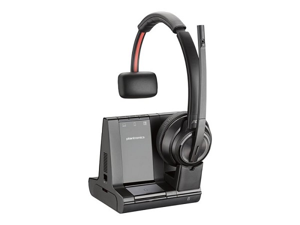 Preview: Poly Savi 8210 UC DECT - Headset - Adapter USB-A v links