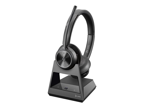 Poly Savi 7320 - Headset - USB-A über DECT-Adapter