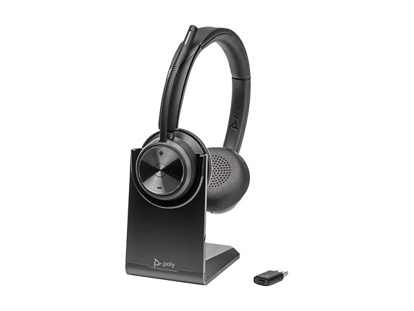Poly Savi 7320 - Headset - USB-A über DECT-Adapter