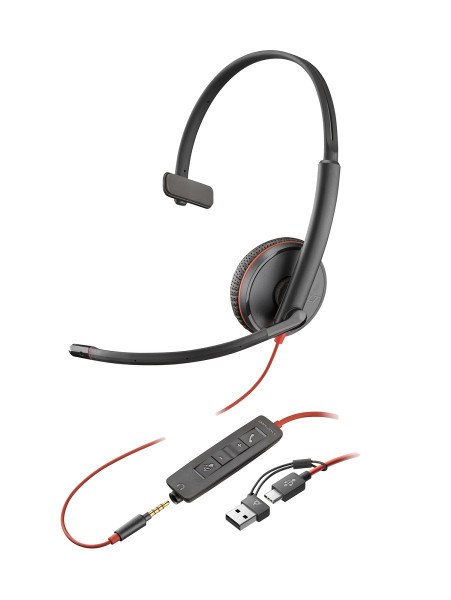 Poly Blackwire 3215 USB-C/A