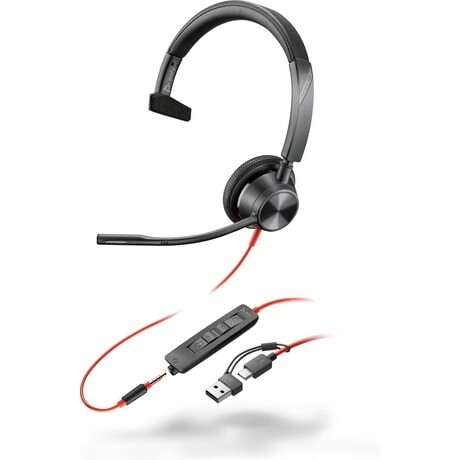 HP Poly Blackwire 3315, USB-C/A