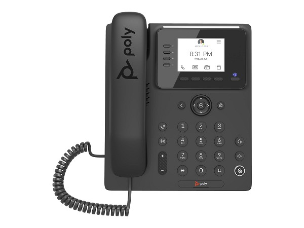 Preview: Poly CCX 350 for Microsoft Teams - VoIP-Telefon  h hinten