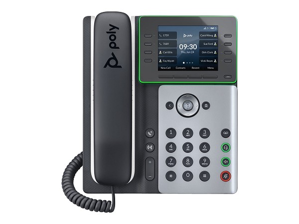 Preview: Poly Edge E320 - VoIP-Telefon - mit Bluetooth-Schn links