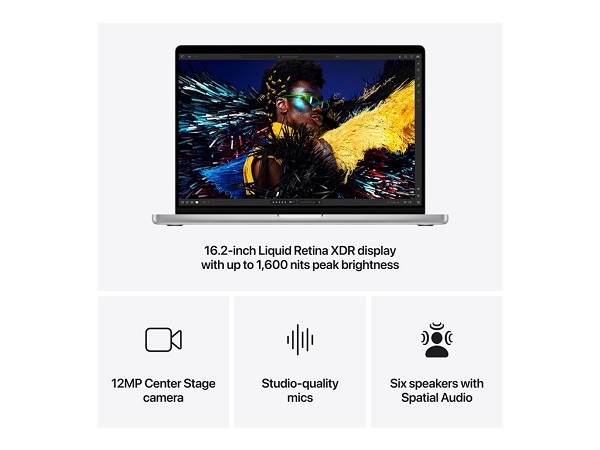 Apple MacBook Pro - 41.05 cm (16.2") - M4 Max - 36 GB RAM -  unten