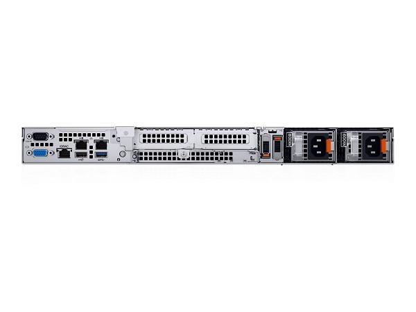 Preview: Dell PowerEdge R360 - Server - Rack-Montage - 1U - hinten