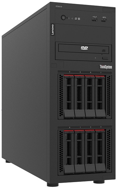Preview: Lenovo ThinkSystem ST250 V3 Server 1,92 TB Tower I links