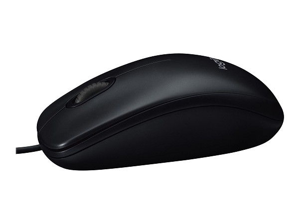 Preview: Logitech B100 - Maus - rechts- und linkshändig lin links