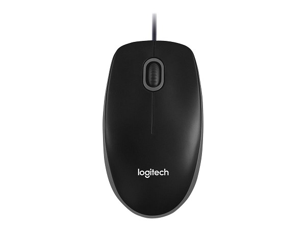 Logitech B100 - Maus - rechts- und linkshändig obe oben