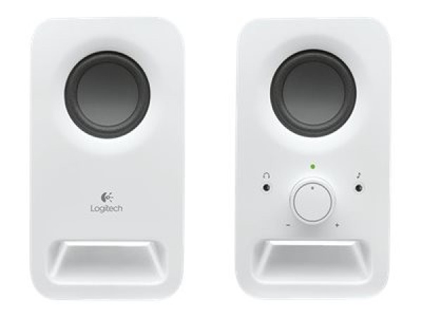 Preview: Logitech Z150 - Lautsprecher - weiß hinten hinten