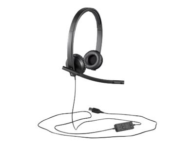Preview: Logitech USB Headset H570e - Headset - On-Ear hint hinten