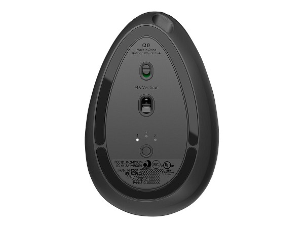 Preview: Logitech MX Vertical - Vertikale Maus - ergonomisc hinten