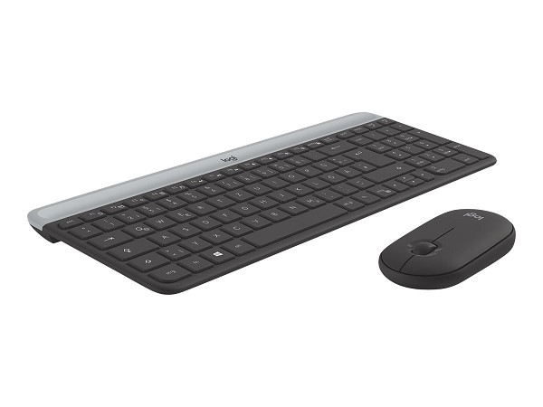 Logitech Slim Wireless Combo MK470 - Tastatur-und- oben