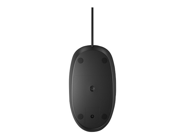 Preview: HP 128 - Maus - Laser - kabelgebunden - Schwarz hi hinten