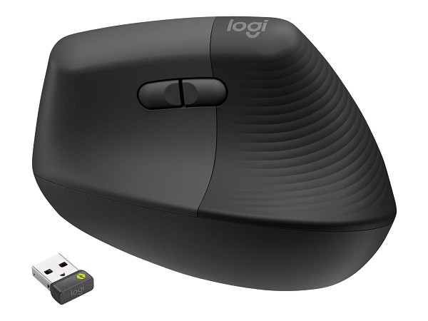 Preview: Logitech Lift for Business - Vertikale Maus hinten hinten
