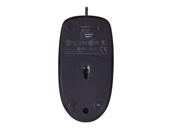 Preview: Logitech M100 - Maus - Full-Size - rechts- und lin rechts