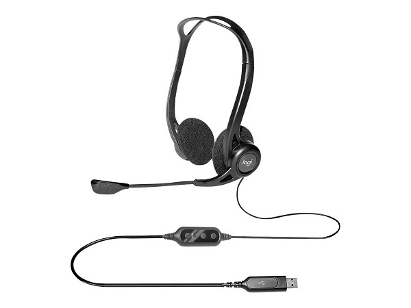 Logitech PC Headset 960 USB - Headset - On-Ear vor