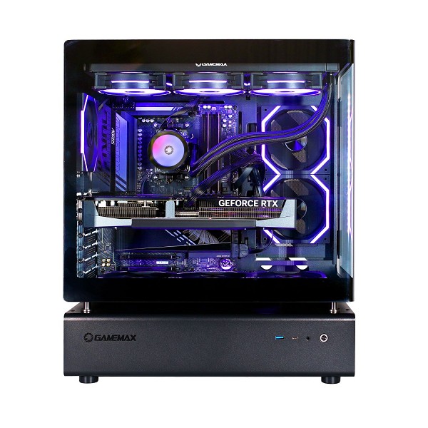 Preview: GAMEMAX N80 BK 8044 Gaming-PC, Ryzen 7 9850X3D, 32GB RAM, 2T links