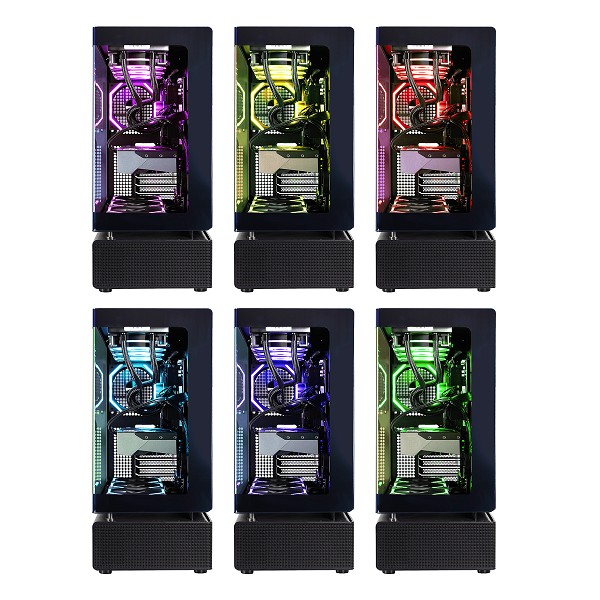 GAMEMAX N80 BK 8046 Gaming-PC, Ryzen 7 9700X, 32GB RAM, 2TB  oben