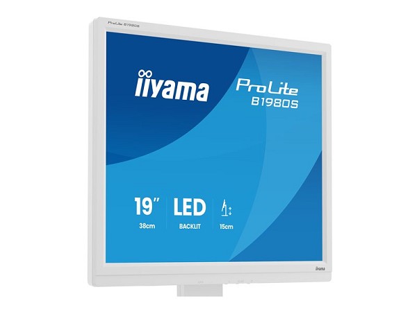 iiyama ProLite B1980S-W1 - LED-Monitor - 48 cm (19 unten