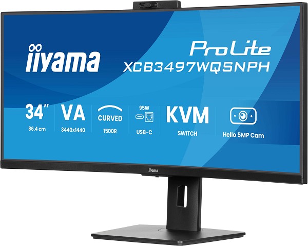 iiyama ProLite XCB3497WQSNPH-B1 Computerbildschirm außen