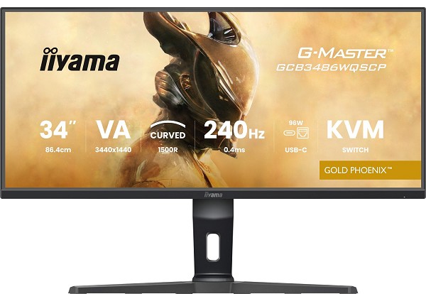 Preview: iiyama G-MASTER GCB3486WQSCP-B1 Computerbildschirm hinten