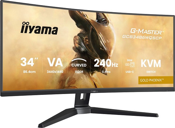 iiyama G-MASTER GCB3486WQSCP-B1 Computerbildschirm unten
