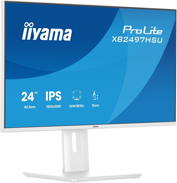 iiyama ProLite XB2497HSU-W1 Computerbildschirm 60, oben