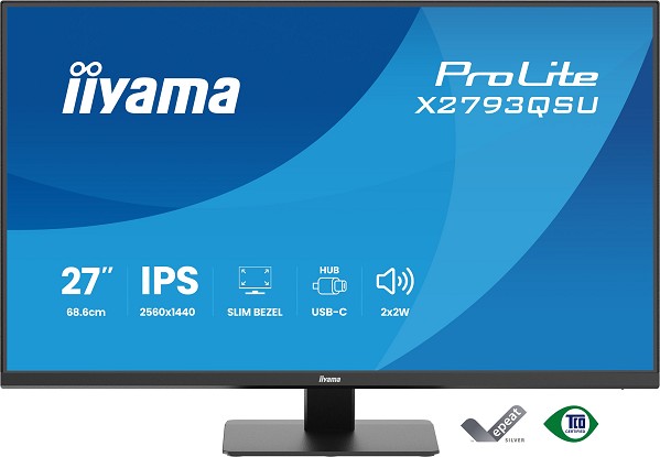 Preview: iiyama ProLite X2793QSU-B1 Computerbildschirm 68,6 hinten