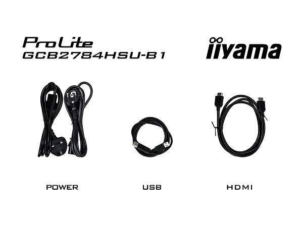 Preview: Iiyama G-MASTER Red Eagle GCB2784HSU-B1 - LED-Moni hinten