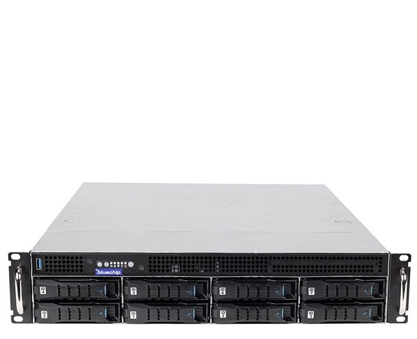 Preview: bluechip SERVERline R32319a – 2HE Rack Server, Intel Xeon 63 hinten