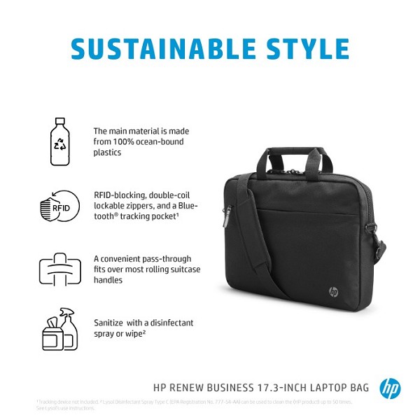 HP Renew Business Laptop Bag, 17.3"  vorn links vorn links