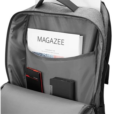 Lenovo Business Casual Backpack 17" grau  unten unten