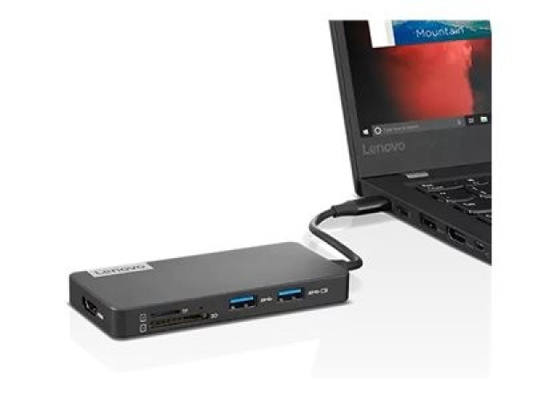 Preview: Lenovo USB-C 7-in-1 Hub - Dockingstation - USB-C l links