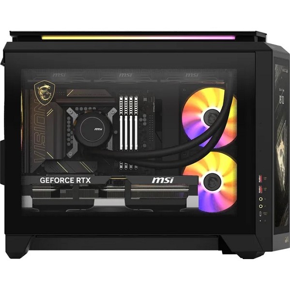 Preview: MSI MEG Vision X AI – Intel Core Ultra 7 265K, 64 hinten