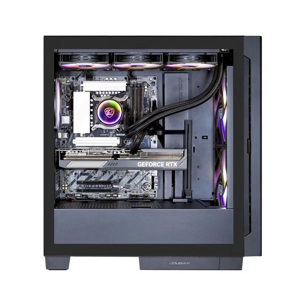 Preview: Hyrican COUGAR AIRFACE ECO BK 7545, Midi-Tower, AMD Ryzen 9  hinten