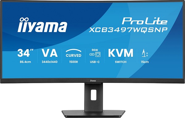 Preview: iiyama ProLite XCB3497WQSNP-B1 Computerbildschirm links