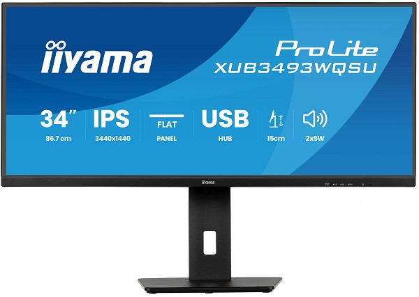 Preview: iiyama ProLite XUB3493WQSU-B6 Computerbildschirm 8 hinten
