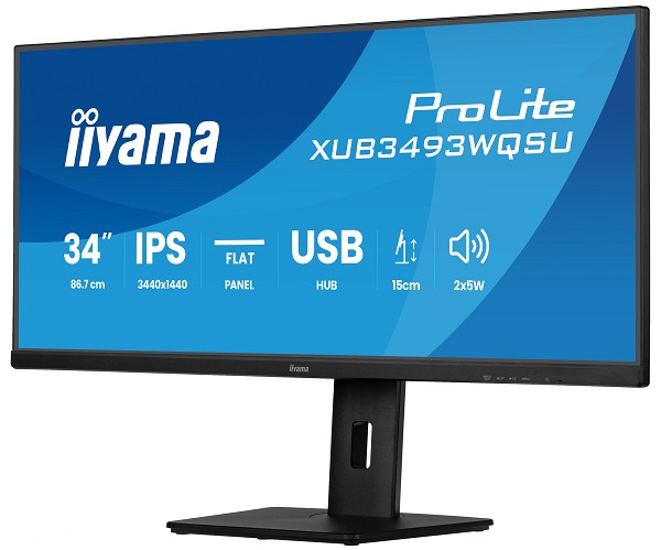 Preview: iiyama ProLite XUB3493WQSU-B6 Computerbildschirm 8 links