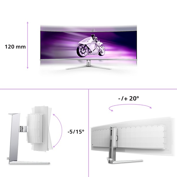 Preview: Philips Evnia 8000 49M2C8900L/00 Computerbildschir rechts