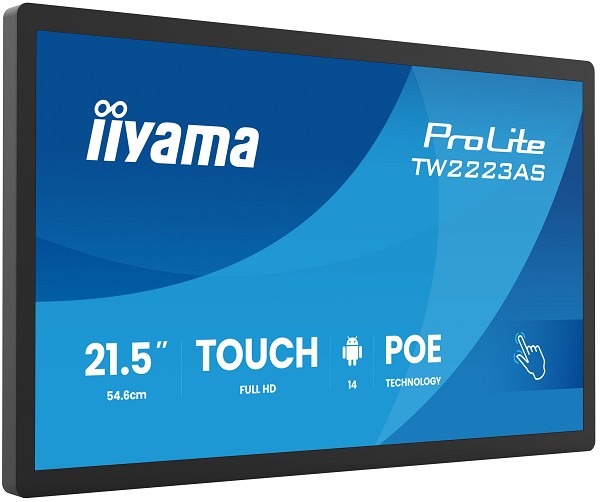 Preview: iiyama TW2223AS-B3P Signage-Display Interaktiver F hinten