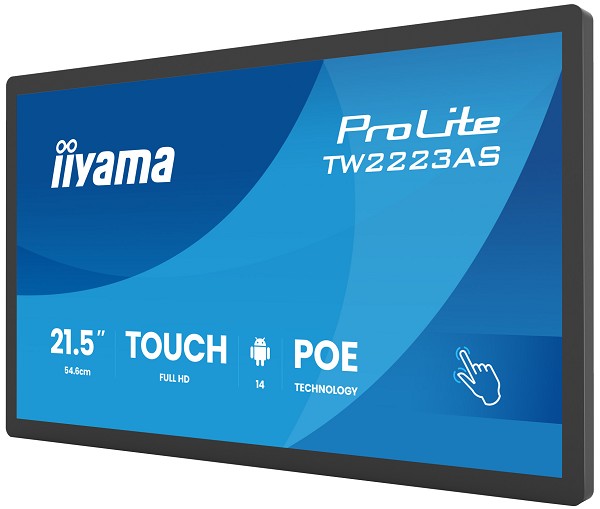 Preview: iiyama TW2223AS-B3P Signage-Display Interaktiver F rechts