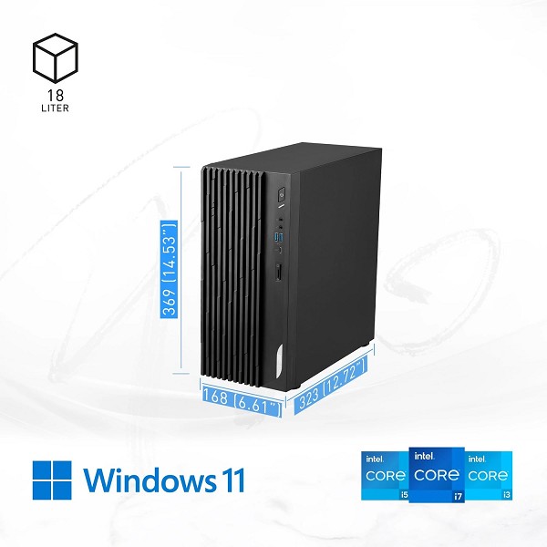 MSI PRO DP180 A14-1275AT, 18 L Tower, Intel Core i5-14400, 1 innen
