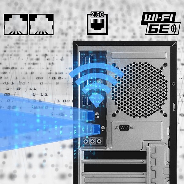 MSI PRO DP180 A14-1275AT, 18 L Tower, Intel Core i5-14400, 1 vorn links