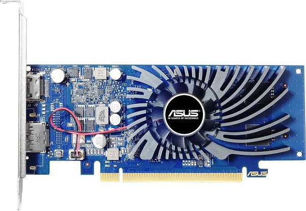ASUS GT1030-2G-BRK - Grafikkarten - GF GT 1030 - 2 GB vorn links